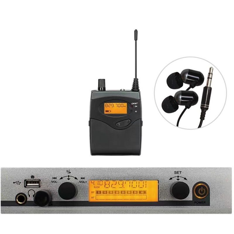 UHF舞台入耳式监听返听系统（单通道）
